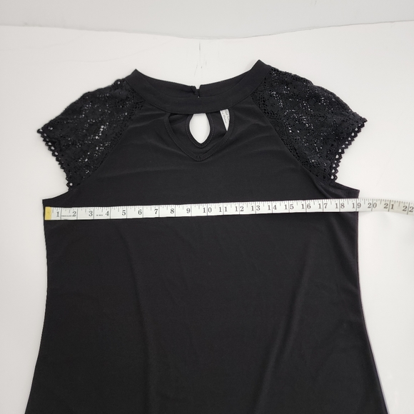 Perception concept short sleeve top in black size M - Picture 7 of 10